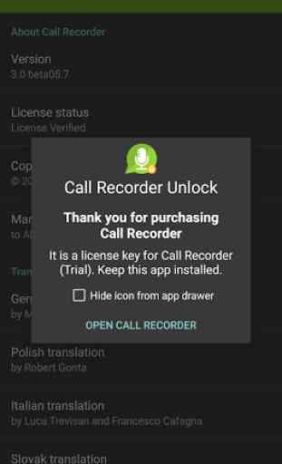 Call Recorder Unlock 1