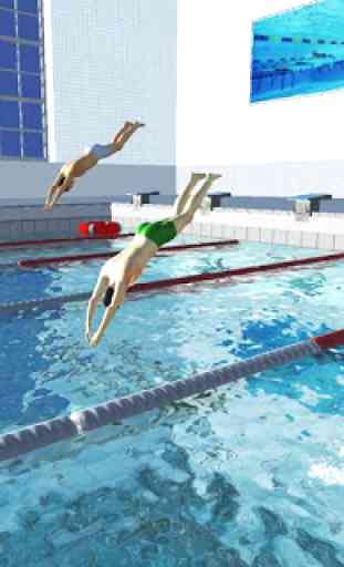 Carrera de piscina real - Temporada de natación 18 2