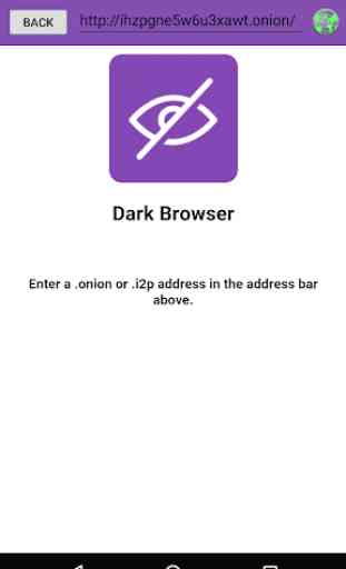 Dark Browser - TOR and I2P Browser 1