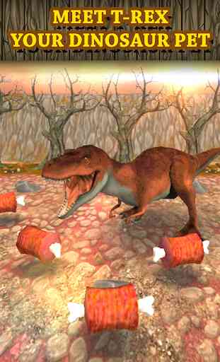 Dinosaurio que compite el doméstico virtual: T-Rex 4