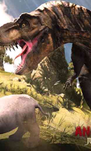 Enojado Dinosaurio Selva Cazar: T Rex Simulador 3