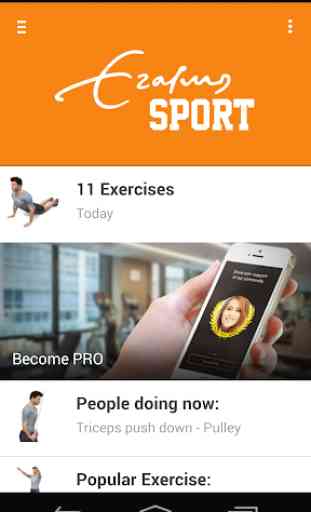 Erasmus Sport Fitness App 1