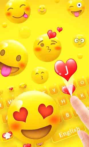 Feliz Emoji teclado 1