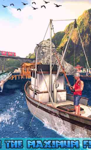 Fishing Ship Simulator 2019: Fish Boat Game 1