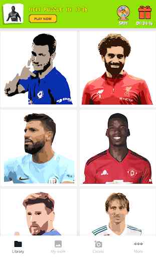 Footballer Soccer Stars - Color By Number Game 1
