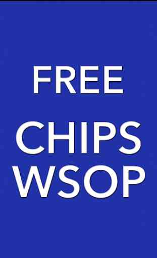 Free Chips For WSOP 1
