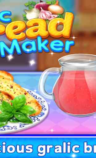 Garlic Bread Maker - Food cooking game 1