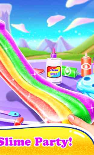 Giant Unicorn Slime Simulator-Rainbow Slime Games 1