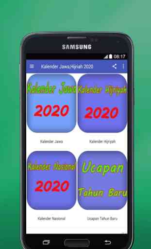 Kalender Jawa,Hijriah 2020 1