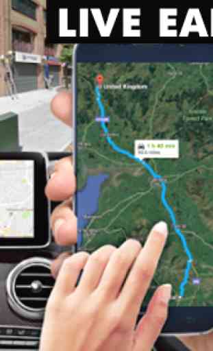 Live Street View: Earth Map,Rout find nearby place 2
