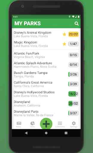 LogRide - Theme Park Tracker 1