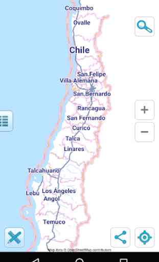 Mapa de Chile offline 1