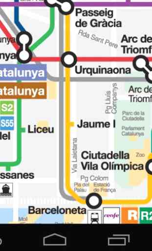 Mapa del Metro de Barcelona 2019 1