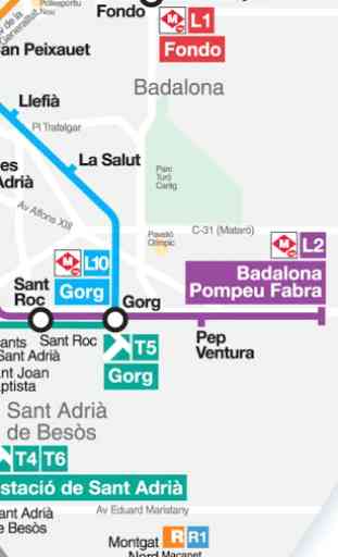 Mapa del Metro de Barcelona 2019 2