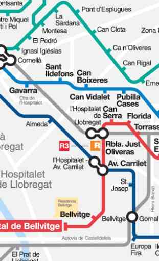 Mapa del Metro de Barcelona 2019 3