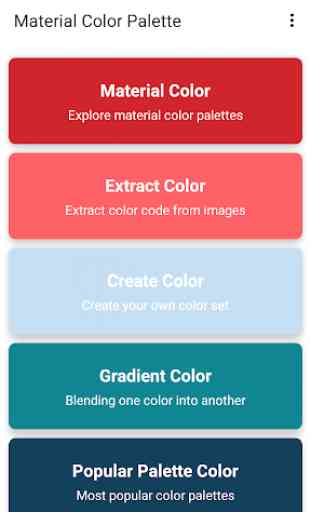 Material Color Palette 1