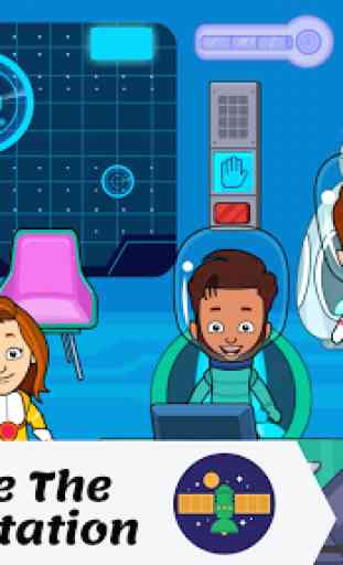 Mis aventuras en el espacio: juegos para niños 3