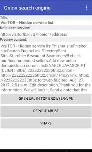 Onion Search Engine Widget 4