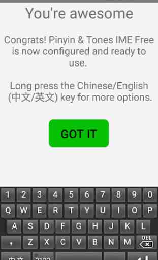 Pinyin and Tones IME Chinese Keyboard (resizable) 3