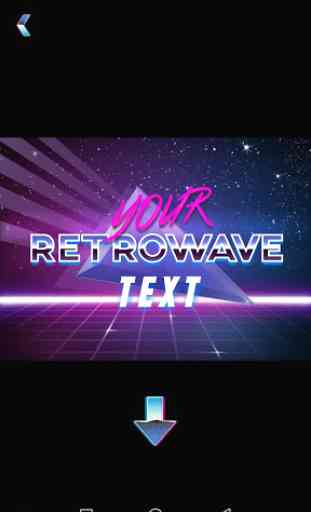 Retrowave Text Generator  2