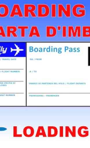 scherzo biglietto aereo joke fake boarding pass 1