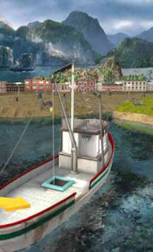 Simulador de conducción de barcos de pesca 1