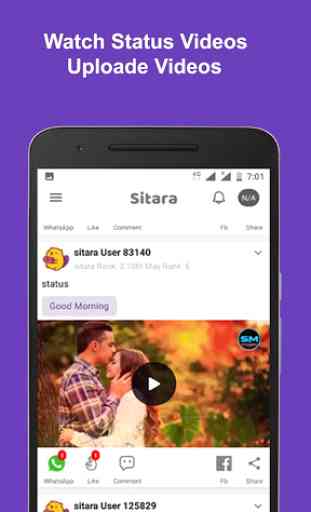 SitaraChat-Share,Hello& Chat ,Status 3