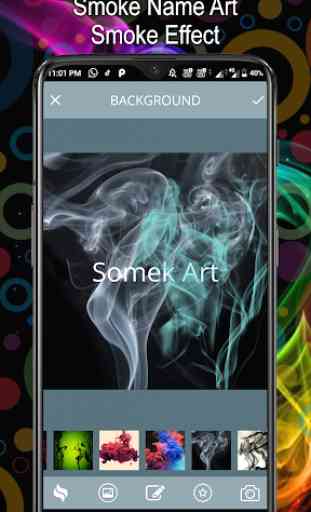 Smoke Name Art - Smoke Effect 1