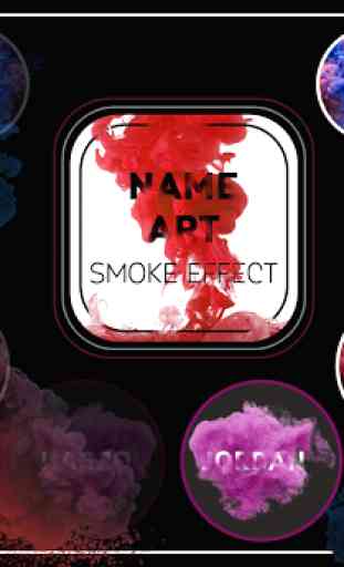 Smoke Name Art - Smoky Effect Focus n Filter 1