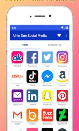 Social Media Apps All in One Social Networks App 1