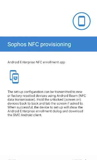 Sophos NFC Provisioning 3
