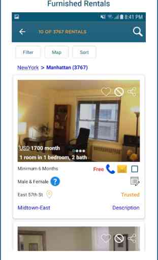 Sublet.com: Furnished Apartments & Rooms 2