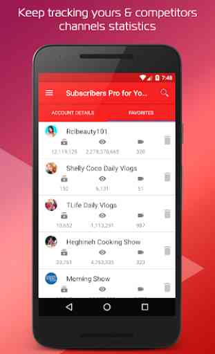 Subscribers Pro - for Youtube 3