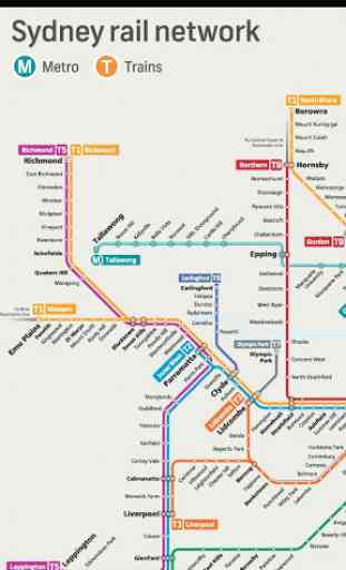 Sydney Metro Map 2