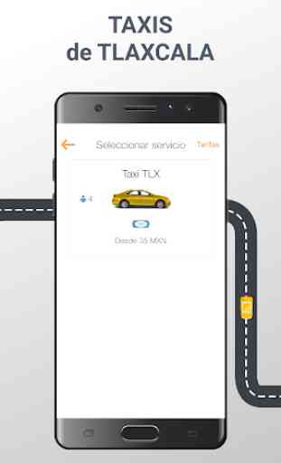 Taxis TLX: app para pasajeros. Taxi en Tlaxcala 2