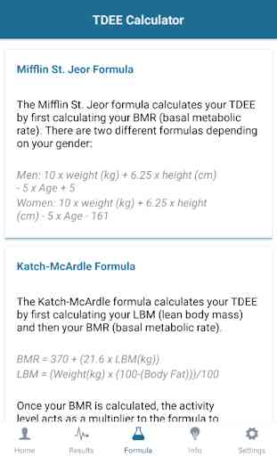 TDEE & Calorie Intake Calculator 3