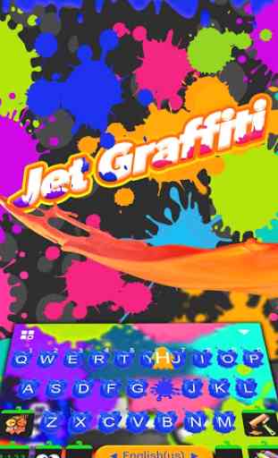 Tema de Teclado Jet Graffiti 2
