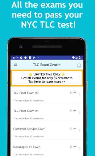 TLC Exam Center: Prep for New York City TLC Test 4
