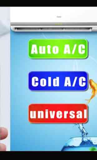 Universal AC remoto Control IR 3