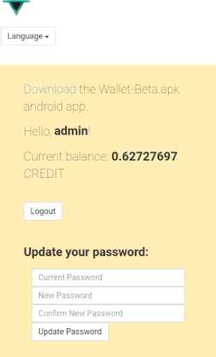 Wallet BETA v.1.0012 2