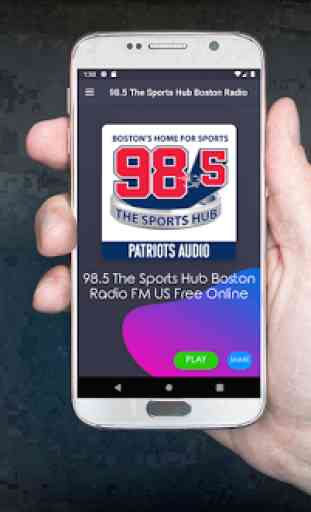 98.5 The Sports Hub Boston Radio FM US Free Online 1