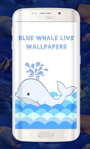 Azul ballena Live Wallpapers-animaciones de ballen 1