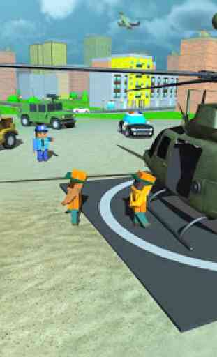 Blocky Vegas Crime Simulator:Prisoner Survival Bus 2