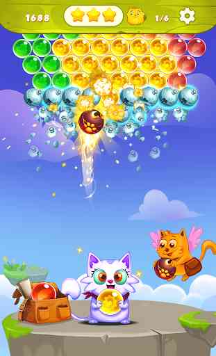 Bubble Shooter: Free Cat Pop Game 2019 4