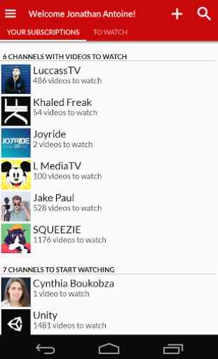 Channel Tracker - YouTube client 1