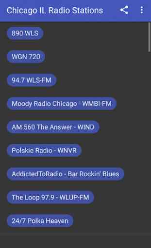 Chicago IL Radio Stations 1