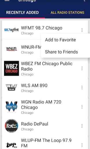 Chicago Radio Stations - USA 2