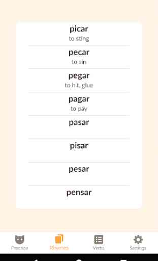 ConjuGato – Spanish Verbs Conjugation 2