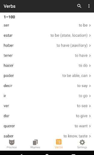 ConjuGato – Spanish Verbs Conjugation 3