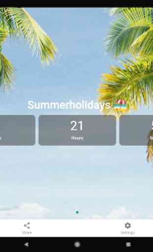 Countdown for Vacation/Holiday 4